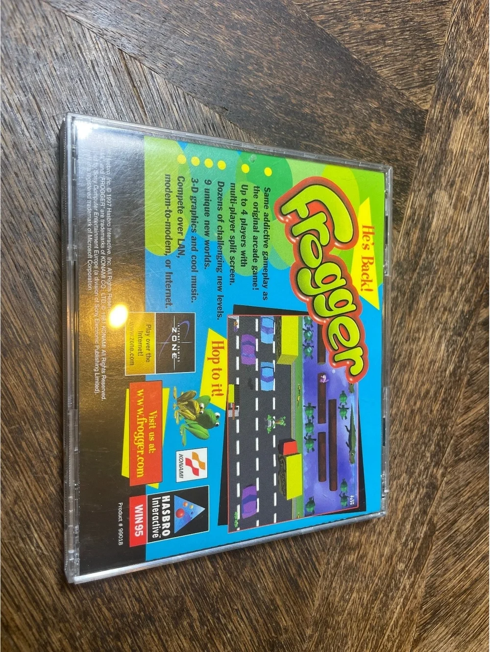 Frogger 1995 CD ROM Computer game